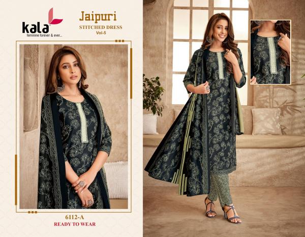 Kala Jaipuri Vol-5 – Kurti Pant With Dupatta